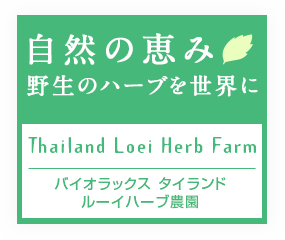 自然の恵み 野生のハーブを世界に Thailand Loei Herb Farm バイオラックス タイランド ルーイハーブ農園